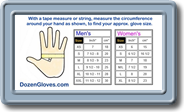 Glove Size Chart